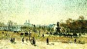 Lepine, Stanislas place de la concorde oil on canvas